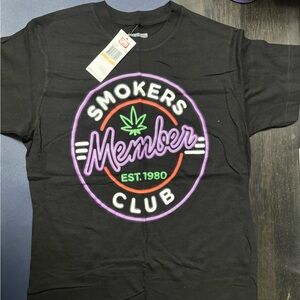 The Smokers Club, Members Shirt, Neon Shirt , Size Small